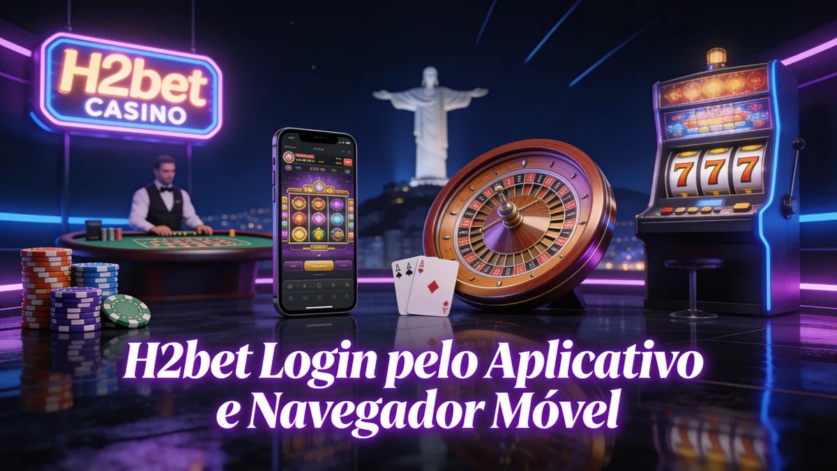 H2bet Login pelo Aplicativo e Navegador Móvel para jogadores no Brasil